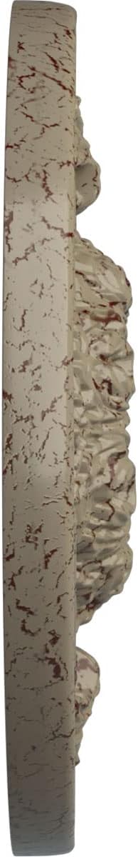 Ekena Millwork CM13MOGDC 13-3/4" x 1" Monique Ceiling Medallion, Gobi Desert Crackle