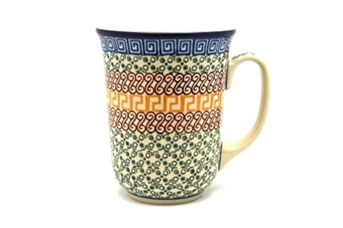 Taza de cerámica Polish Pottery 16 oz Bistro miniatura 1