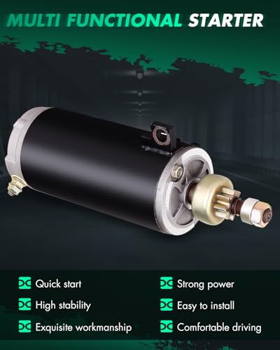 Image of SCITOO Starters New Compatible for Evinrude E175TRX E175TX E185TL E185TX E200 E200STL E200TRL for Johnson 155WTXM 155WTXZ 175 175STL 175TL 175TRL 175TRX 175TX 175TXL 185TL 200 200STL 5709N MOT2004