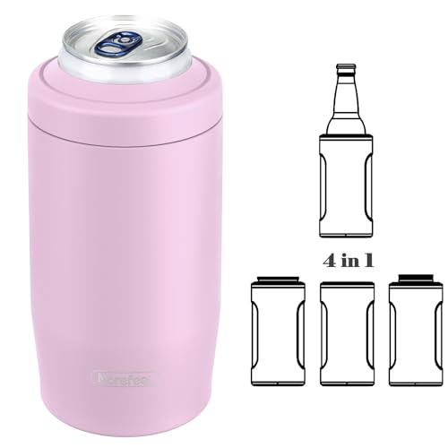 Image of Morefeel 4-in-1 Insulated Can Cooler for 12 oz Cans & Bottles