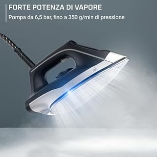Rowenta VR8325 Turbosteam Fer à repasser vapeur - 2600 W - 120 g/min - Vapeur constante - 350 g/min - Effet pressing supplémentaire - Chauffe rapide - Réservoir d'eau de 1,7 l - Système anti-calcaire