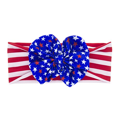 Infant baby 4th of July Headbands Flag Day Headband Bowknot Baby Headband for baby.(F95-Type B)