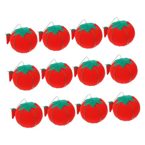 LALAFINA Cute Pin Cushion Sewing Tomato Pins Compact Needle Bag for Home Quilting