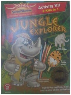 Jungle Explorer: 3 in 1 Activity Kit (Summer Vacation, Grade 2)