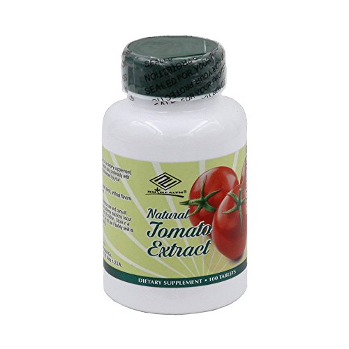 Natural Tomato Extract with Lycopene - 100 Tablets