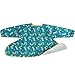 Babero Tidy Tot con mangas Babero de manga larga de ajuste ajustable Babero de destete impermeable BLW Babero de destete con mangas (6 m-2 años) (Dancing Zebra)