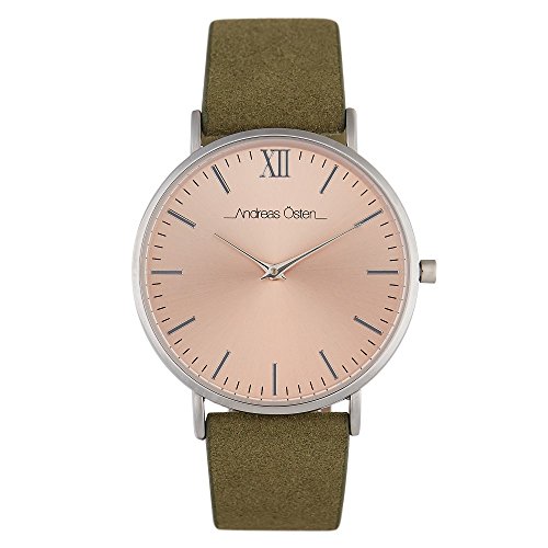 Preisvergleich Produktbild Andreas Osten Unisex Analog Automatik Uhr mit Leder Armband AO-243