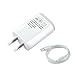 iGuerburn USB Charger for Fujifilm Instax Share SP-1 Smartphone Printer 5W 5V 1A (Max. 5V 1.2A) AC/DC Adapter/Power Supply with Power Cord SP1 (White)