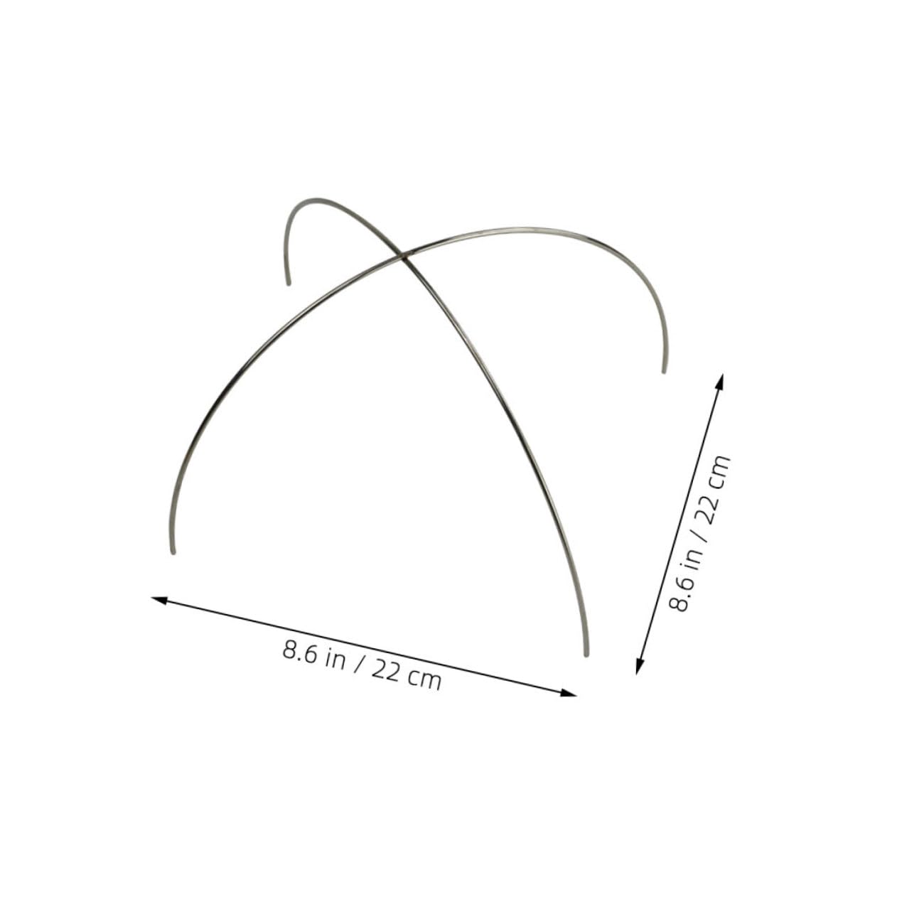 Mikinona 5pcs Stainless Steel Plastic Holder - Design for Kitchen Use Food Film Bracket for Restaurant Dishes Easy to Clean and Versatile Kitchen Tool