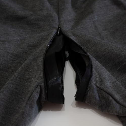 Men Invisible Zipper Open Crotch Pants Sports Casual Plus Size Loose Trousers2