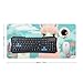 Lovely Alpaca Desk Mat Non-Slip Laptop Writing Pad Large Keyboard Mousepad with Rubber Base 23.6