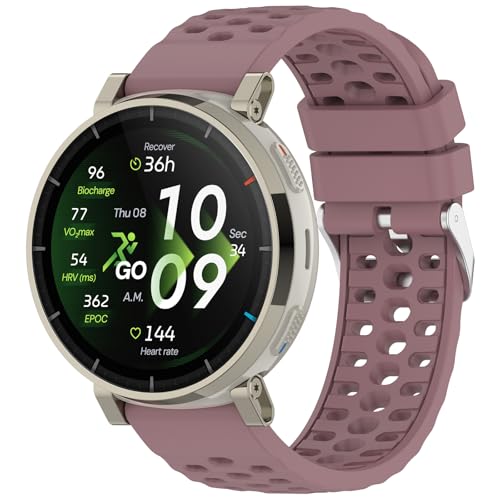 [LICHIFIT] for Amazfit Active 3 Premium�p�o���h �x���g �ւ��o���h �V���R���� �ʋC�� �ϋv�� �X�|�[�c�o���h �A�N�Z�T���[(�X���[�L�[�p�[�v��)