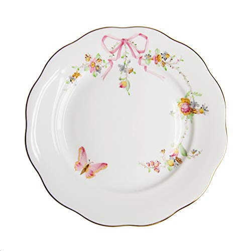 Herend Medium Plate Hand Painted 7.5 inches (19 cm) [Parallel Import] Eden Rose Drager (EDENP) 20517