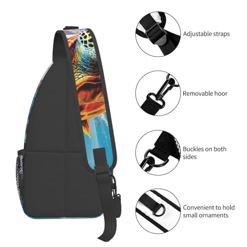 Bolso cruzado colorido para hombre y mujer miniatura 5