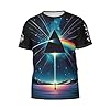 Pink Rock Band Floyd Men’s T-Shirt Music Shirt– Lightweight Short Sleeve Crew Neck Graphic Tee – for Fans Concert Gift. #2