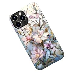 Stained Glass Floral Magnolia Pattern