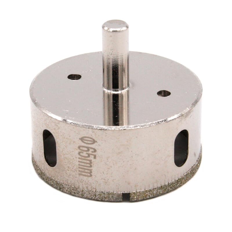 65mm Coated Glass Hole Saw Drill Bits for Tile Marble