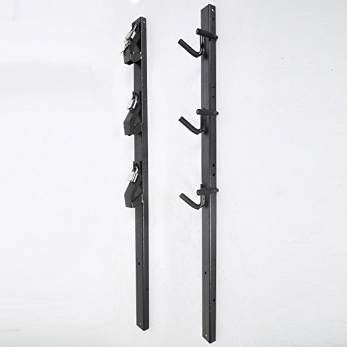 7BLACKSMITHS 3 Place Trimmer Rack for Open Trailers On Pickup/Trailer w/Lock