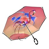 ★ Protección eficaz: el paraguas invertido se compone de tela impermeable superpuesta de doble capa, que puede evitar los rayos ultravioleta y otras luces solares dañinas, y es resistente al viento y a la lluvia. Se puede utilizar tanto en días soleados como lluviosos. Es el mejor ayudante para exteriores.