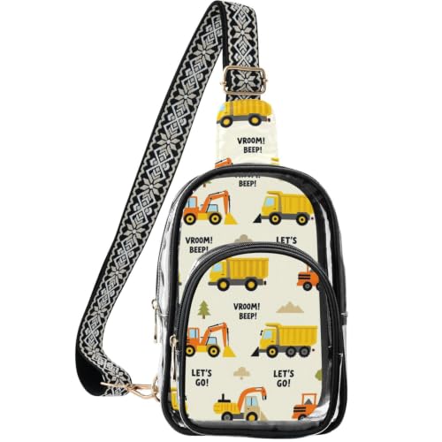 Mochila transparente para viajeros sin dolor de hombro y con cremallera fuerte