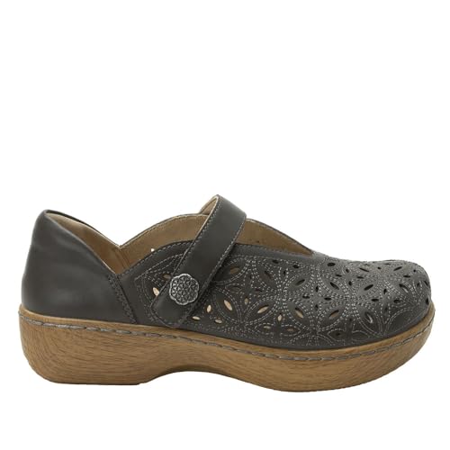 Image of Alegria Women's Opheliah Comfort Shoes V-Cut Leather Mary Jane