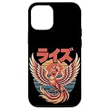 Phoenix Rise Japanese - Rebirth モチベーショングラフィック スマホケース iPhone 12/12 Pro 用