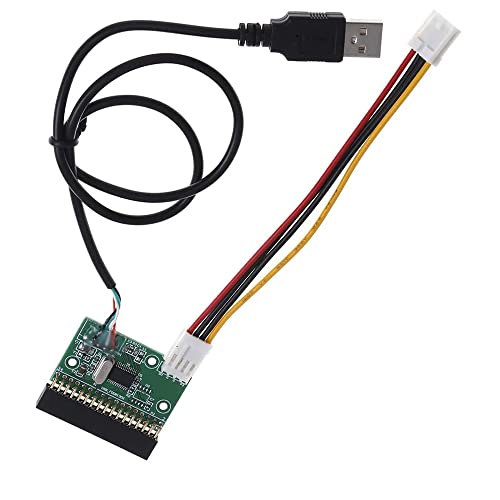 Abwan USB to 34Pin Floppy Drive Connector, U Disk to Floppy Disk PCB Board, 1.44MB 3.5