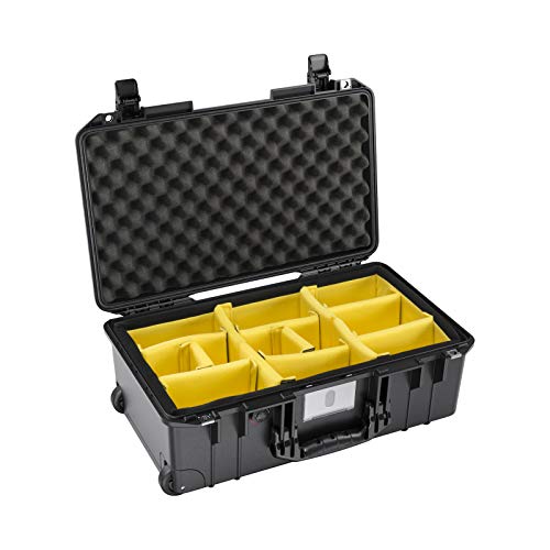 Capa Pelican Air 1535 (edição 2020), With Padded Dividers, Preto