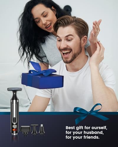 NUBACK Electric Back Shaver for Men, 3 in 1 Mens Back Shaver, Cordless Back Hair Trimmer for Men with Extendable Long Handle, Self-Service Body Groomer Razor with Wider Blade