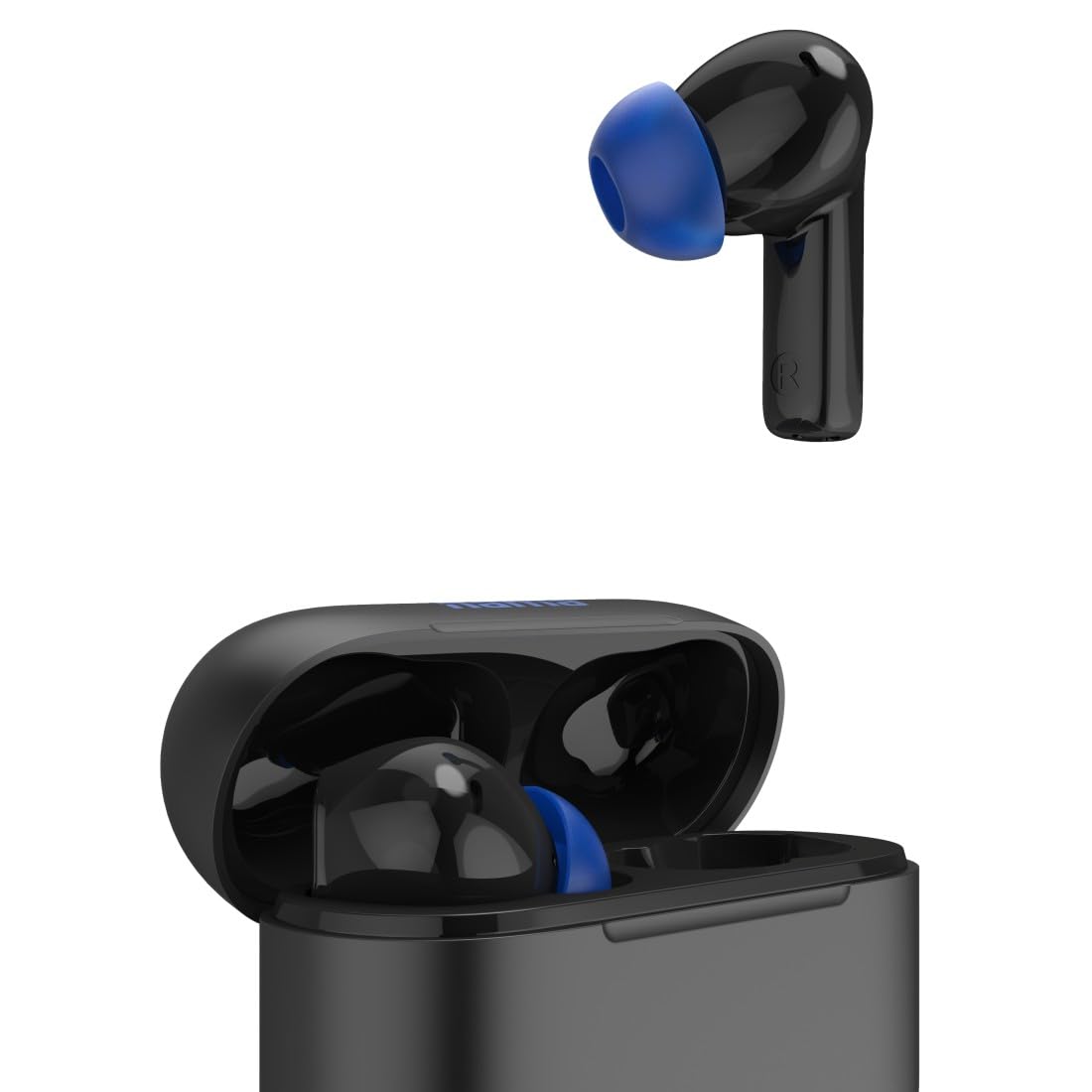 Hama Bluetooth Kopfhörer (kabellos, TWS-Kopfhörer, Active Noise Cancelling, Earbuds mit Ladestation, ENC, In-Ears, USB-C Schnellladen, Bluetooth-Headset, App-/Sprachsteuerung, Touch Control) schwarz