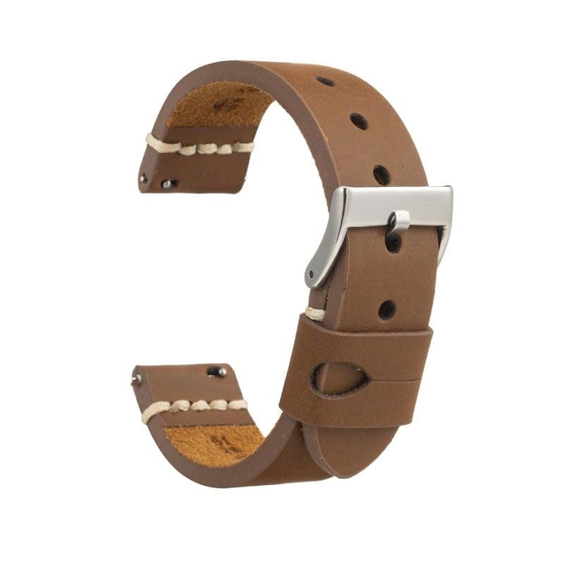 Bracelet montre en cuir Diloy 392 veau lisse vintage 18mm-24mm