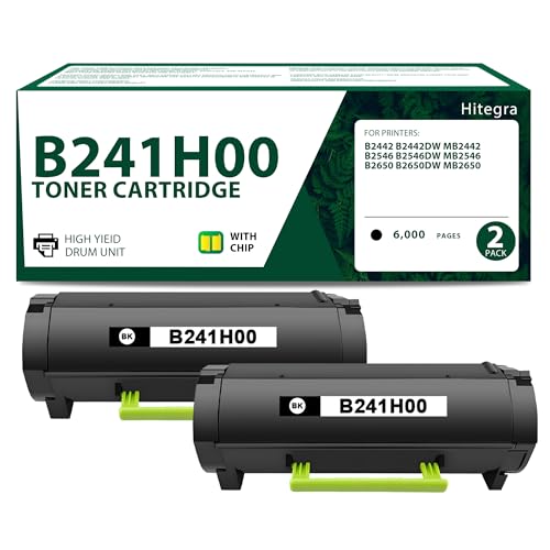 Cartouche toner B241H00 noire compatible pour imprimantes Lexmark B2442 et MB2442