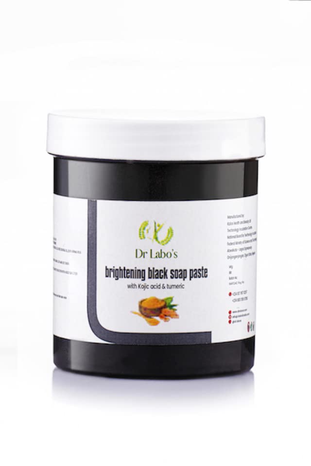 Miniatura 5 de DR LABO'S Pasta de jabón negro africano iluminadora, tratamiento facial puro y natural para acné, piel seca, cicatrices, quemaduras, erupciones