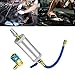 R134A Automotive Air Conditioning Oil Injector Kit – 2 oz Metal Oil Filler Tool with Stop Valve, High-Pressure (600–3000 PSI), Compatible with Car