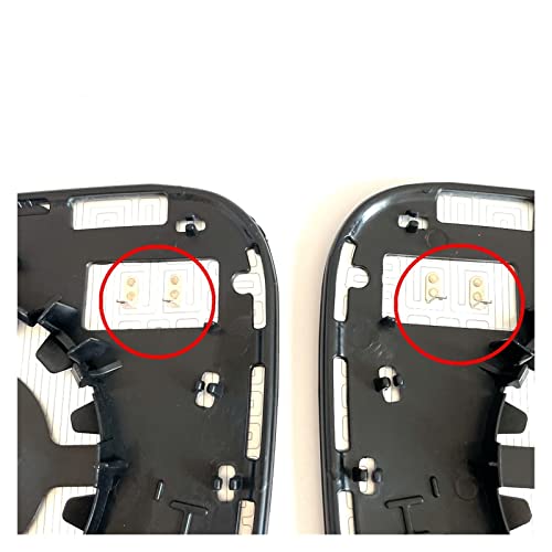 Miroir grand angle chauffé côté gauche pour rétroviseur Dodge Durango