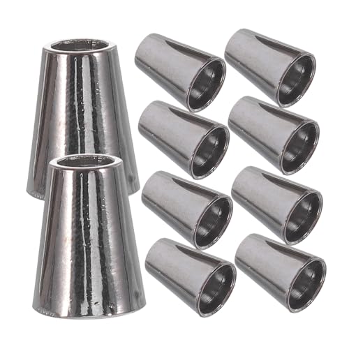 AUTSUPPL 50pcs Cord End Caps Replacement Parts for String End Column Fashionable Design for Apparel and Bags