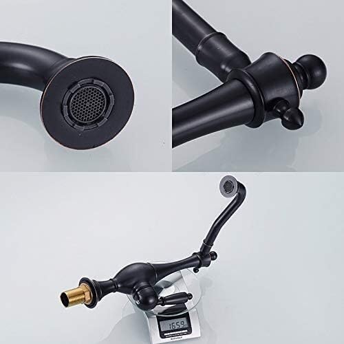Robinet en laiton noir durable et élégant pour évier