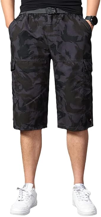 YXZSMJP Men's Cargo Shorts Summer Male 