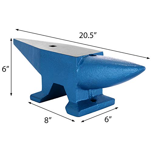 Vevor Single Horn Anvil - 66Lbs Cast Steel Anvil for Blacksmiths, Jewelers & Metalsmiths