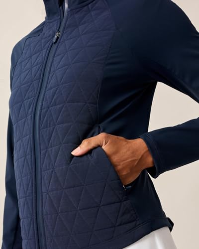 johnnie-O Women's Hannah Performance Mixed Media Jacket4