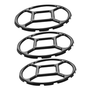 Uonlytech 3er Emaille Wok Topfträger Set