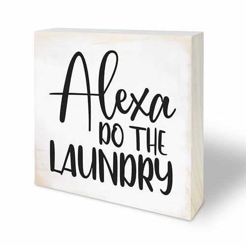 4“X 4” Natural Pine Wood Plaque - Alexa, Do The
