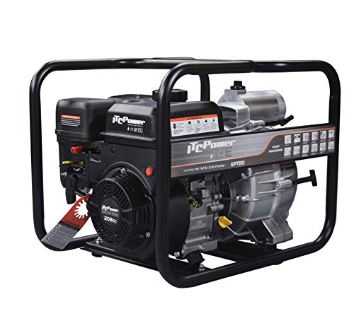 ITCPower IT-GTP80 Motobomba gasolina aguas cargadas