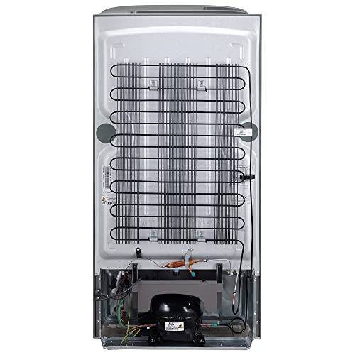 Image of LG 215 L 4 Star Inverter Direct Cool Single Door Refrigerator (GL-B221APZY, Shiny Steel), Free 1 Year Extended warranty