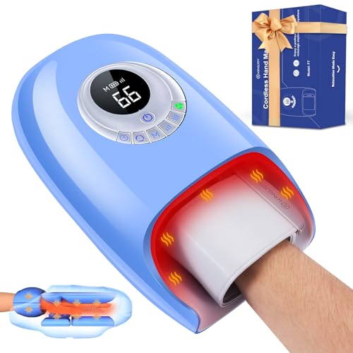 Hand Massager with Heat and Compression for Arthritis, Carpal Tunnel Relief