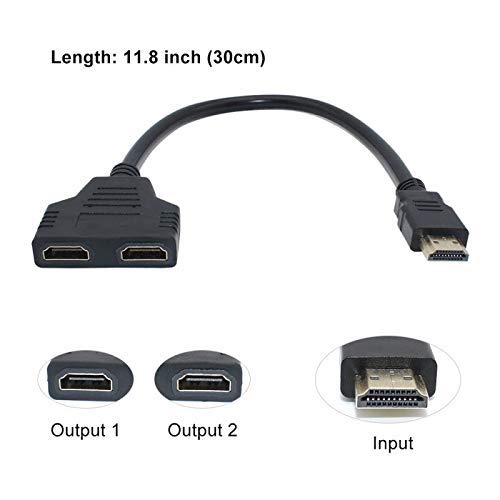 Cavo adattatore splitter HDMI - Splitter HDMI 1 in...