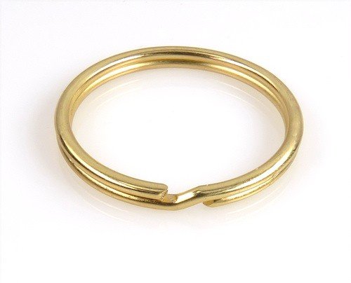 Lot De 30 Anneaux Porte-clés En Laiton Doré - 3 Tailles (20, 25, 30 Mm) - Solides Et Résistants à La Rouille - 9