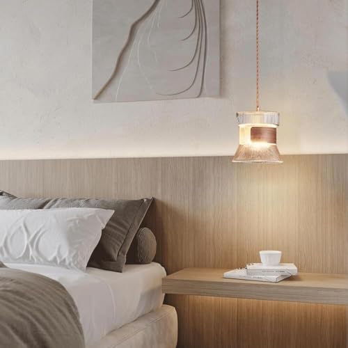 Lámpara colgante decorativa de vidrio para iluminación de cafeterías 4