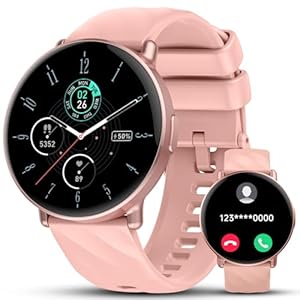 Smart Watches for Men Women, 1.39″HD Touch Screen Smartwatch with Bluetooth Calls and Dialing Function, 112+ Sports Modes Fitness Tracker with USB-C Fast Charging, Smartwatch for Android iOS. RoseGold