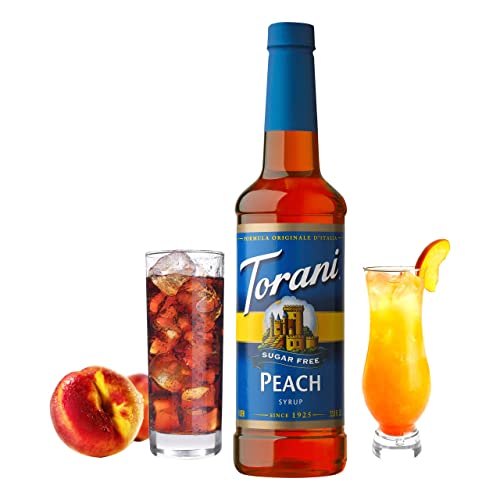 Torani Sugar Free Syrup, Peach, 25.4 Ounces (Pack Of 4) #TOP1